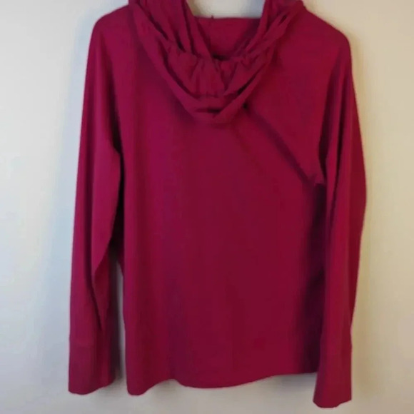 Danskin Now Hot Pink Zip Up Hooded Jacket - 10 - Picture 3 of 3